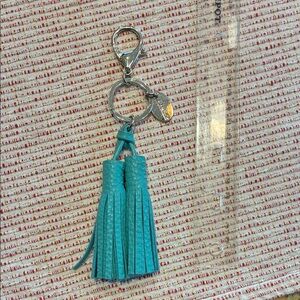 Marshalls Aqua Tassel Key Holder